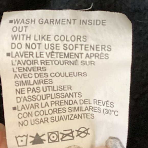 Under Armour Black w/ White Logo Graphic Hoodie Pullover Sweatshirt Mens M 249L - Picture 8 of 8